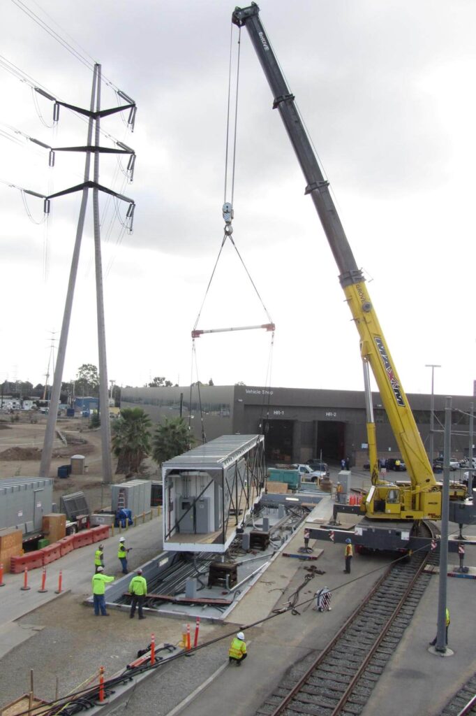 Installing Metro Electrical Substation